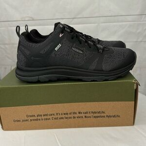 Keen Size 10.5 Terradora ll Waterproof Utility Shoes Black & Gray Lace-Up